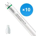 Confezione Multipack 10x Philips Tubo LED T8 MASTER (EM/Mains) Ultra Efficiency 20W 3700lm - 840 Bianco Freddo | 150cm - Sostitutiva 58W